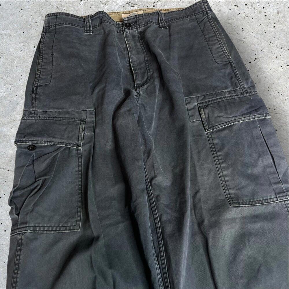 Y2k Old Navy Military Cargo Pants Utility Baggy Loose Fit Size 33x32 - Picture 4 of 6